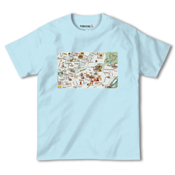 map-T ミュンヘン（ドイツ）地図 半袖Tシャツ 6枚目の画像