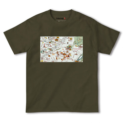 map-T ミュンヘン（ドイツ）地図 半袖Tシャツ 7枚目の画像