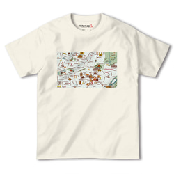 map-T ミュンヘン（ドイツ）地図 半袖Tシャツ 5枚目の画像