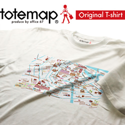 map-T アムステルダム（オランダ）地図 半袖Tシャツ 8枚目の画像