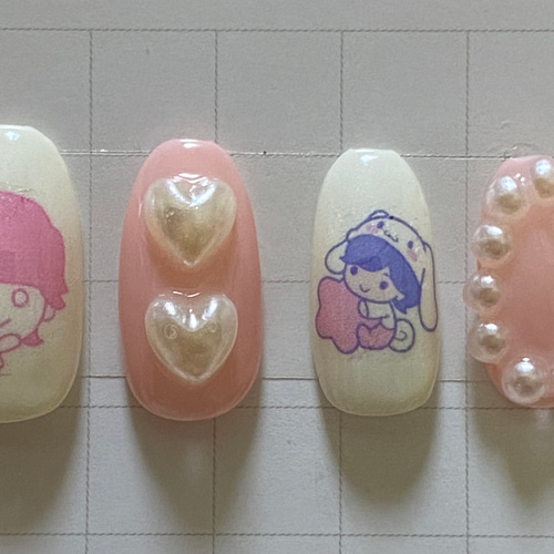 推しネイルチップ なにわ男子 シナモン 道枝駿佑 ネイルチップ（つけ爪