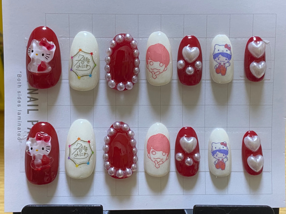 推しネイルチップ なにわ男子 西畑大吾 ネイルチップ（つけ爪） まぁ