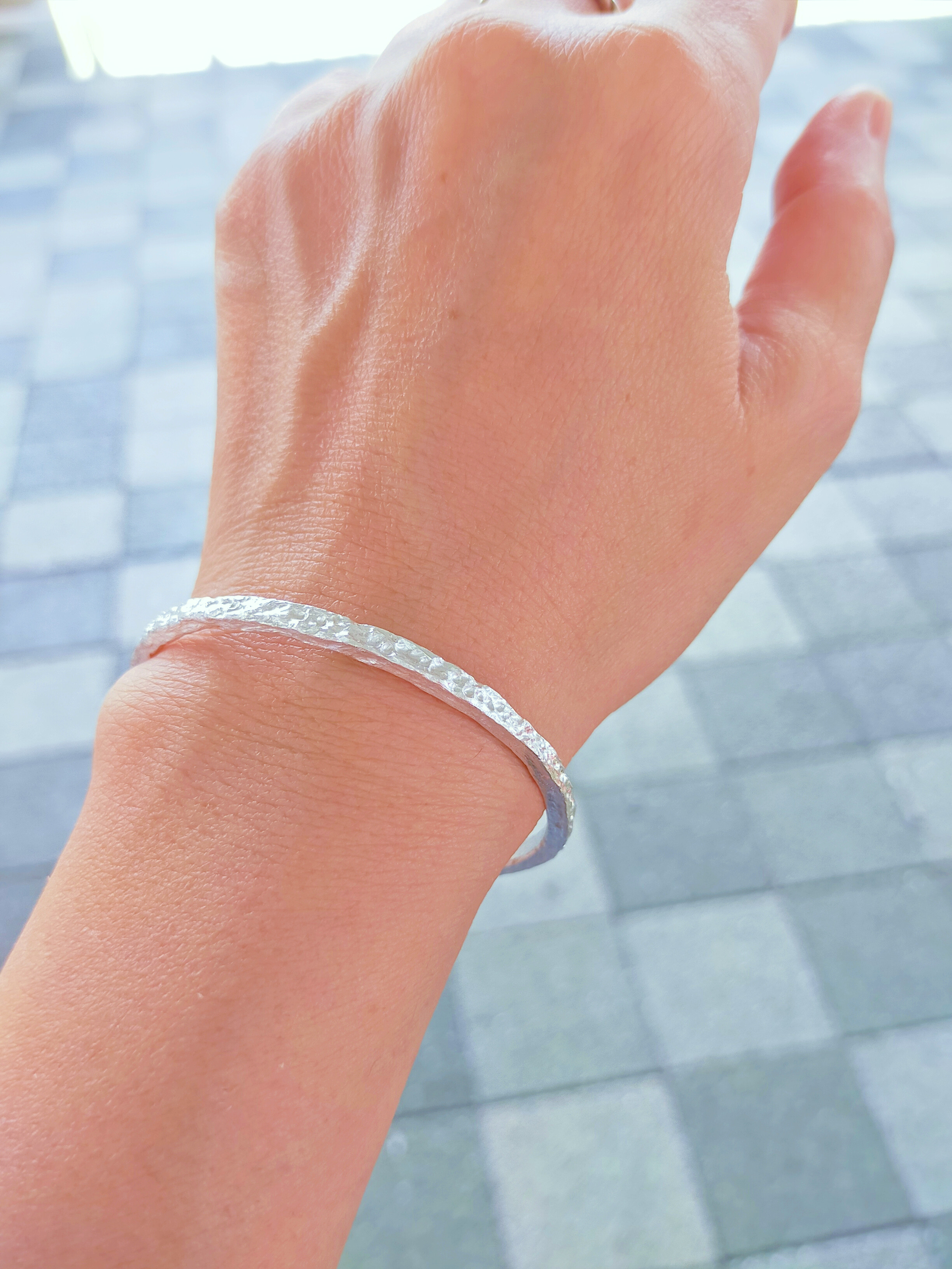 【受注製作】テクスチャーバングル