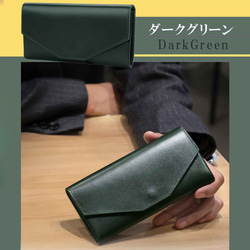 ★最小サイズの長財布 本革イタリアンレザー財布 レディース メンズ 軽量 <t729-> 13枚目の画像