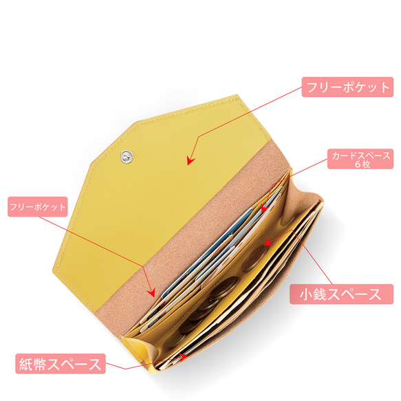 ★最小サイズの長財布 本革イタリアンレザー財布 レディース メンズ 軽量 <t729-> 10枚目の画像