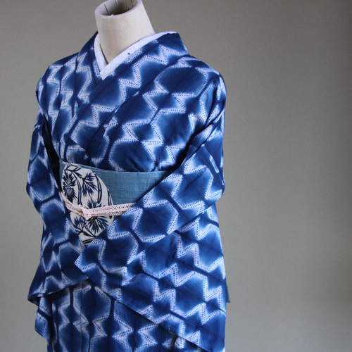 有松鳴海絞り】居敷当てあり（肩から足まで）