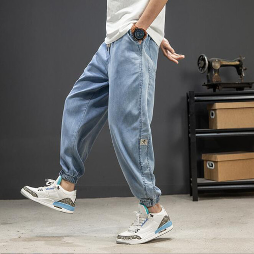 ジョガー デニムパンツ ジーンズ メンズ/新品 ボトムス Gパン イージー 