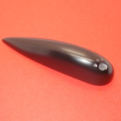ふた付き硯 NO.0586 天然那智黒石製 ペン・筆記用具 猫印硯工房