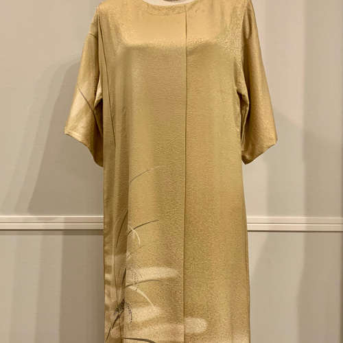 SALE！！✴︎✴︎✴︎色留袖✴︎着物リメイクフォーマルワンピース