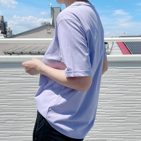 【新作再販】紫陽花色・冷感ビッグシルエットTシャツカットソー（3色）22010 2枚目の画像