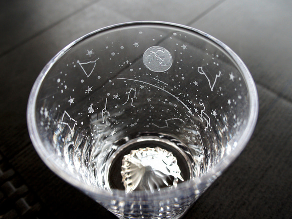 月冴ゆる銀嶺グラス 6枚目の画像