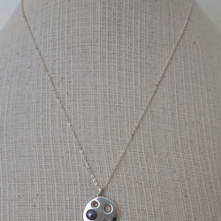 "RENKON"  silver  necklace   (Black) 4枚目の画像
