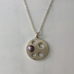 "RENKON"  silver  necklace   (Black) 1枚目の画像