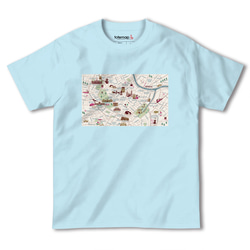 map-T ウィーン2（オーストリア）地図 半袖Tシャツ 8枚目の画像