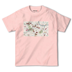 map-T ウィーン2（オーストリア）地図 半袖Tシャツ 7枚目の画像