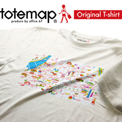 map-T 台北（台湾）地図 半袖Tシャツ 9枚目の画像