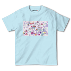 map-T シンガポール 地図 半袖Tシャツ 7枚目の画像