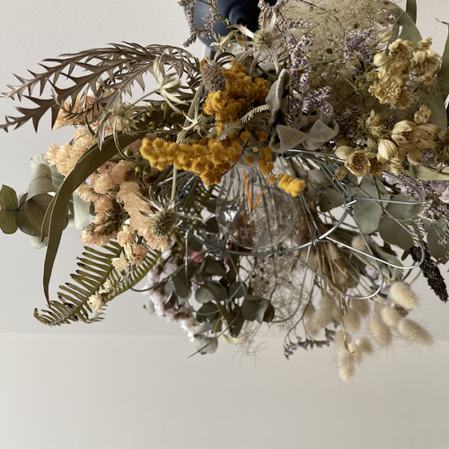 ドライフラワーペンダントライト》ボタニカルライト/ドライフラワー