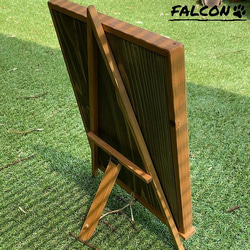 [工房FALCON] 木製掲示板イーゼルタイプ　オーク&ウォルナットカラーver. 3枚目の画像