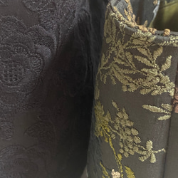 Ｓ横長　刺繍シリーズ pjc「雑木林&アザミ」バンブー　和装にも… 8枚目の画像