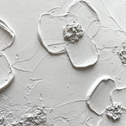 modern art  white-flower  約24×24㎝ 5枚目の画像