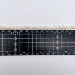 希少 無核 ケシ 連40cm 極小 淡水パール 芥子 バロック 真珠 3~3.5mm*3.5~5mm ルース ナチュラル 5枚目の画像