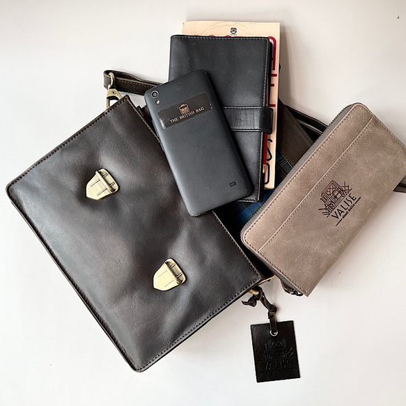 英国デザイン牛革かばんValise ミニサッチェルバッグ レーシンググリーン バリス