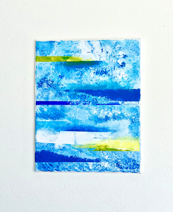 アート　原画　抽象 原画】抽象画 雨の音 I 227×158mm（SMサイズ） 絵画 La couleur