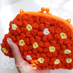 Ba-ba handmade Poppy puff knitting mini-bag  No.C1601 第8張的照片