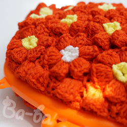 Ba-ba handmade Poppy puff knitting mini-bag  No.C1601 第2張的照片