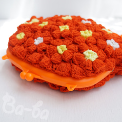 Ba-ba handmade Poppy puff knitting mini-bag  No.C1601 第3張的照片