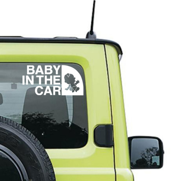 赤ちゃん　BABY IN THE CAR　ステッカー 5枚目の画像