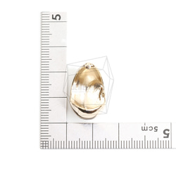 ERG-2141-G [2 件] L 形耳環，L 形耳釘 / 16mm x 22.8mm 第5張的照片