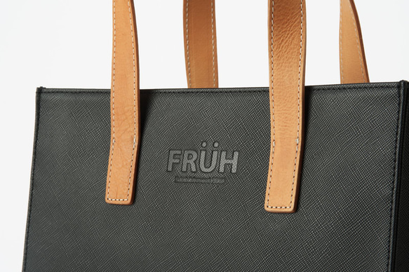 Sale特価！在庫限り！FRUH 本牛革製・自立縦型スマート・トートバッグ 8枚目の画像