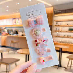 ななか様ご確認用☆ベビーヘアクリップ ベビー期からのヘアクリップ／ ヘアアクセ プチギフト 誕生日