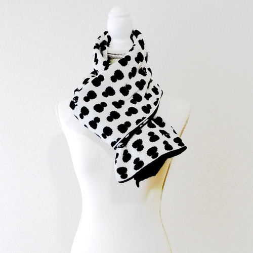 snowmanマフラー 黒 マフラー in the pocket 通販 14363666｜Creema