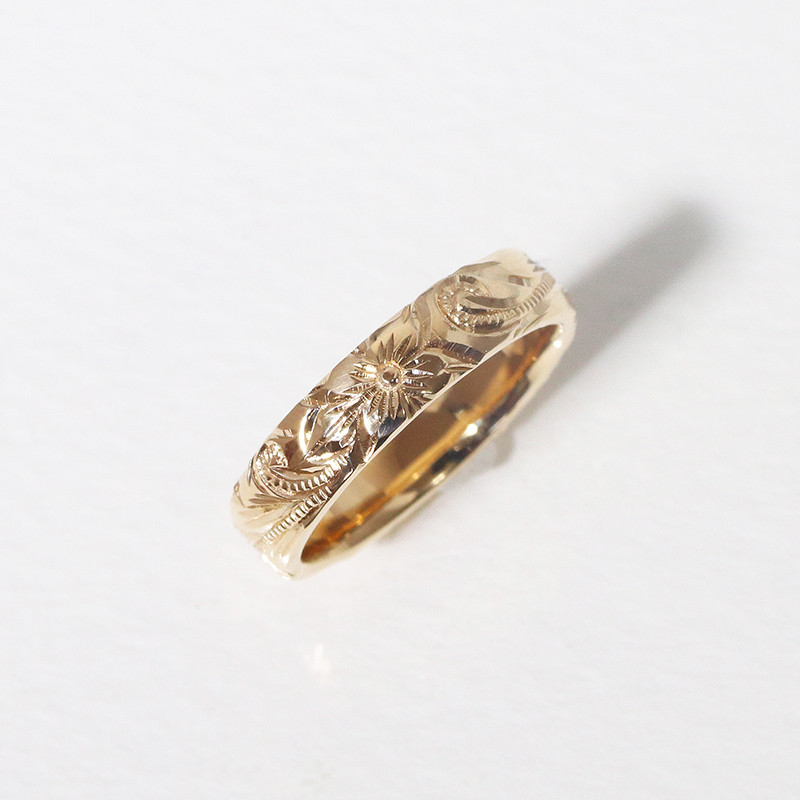 【19～25号対応】K10 Hawaiian jewelry イエロー ホワイト ピンク 10金 ハワイ リング 指輪