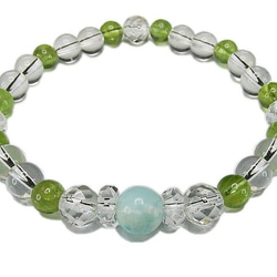 天然石愛平和ラリマー太陽の石ペリドットオリジナルデザイン