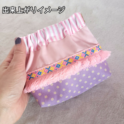 創作套件“Spring pouch ④”柔和的粉紅色 第3張的照片