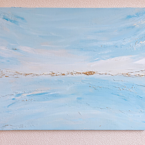 SKY - 青 海 絵画 インテリア アート 絵画 空 癒し モダン