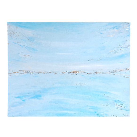 癒しの風景絵画＊空と海　どこまでもブルー　煌めきの海　ヒーリング　リフレッシュ 癒しの風景絵画＊空と海　どこまでもブルー　煌めきの海　ヒーリング　リフレッシュ