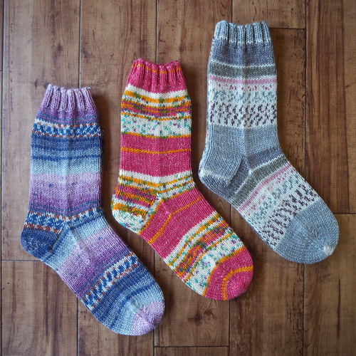 手編み靴下 #156 ペロリ様 手編み靴下 #156 ペロリ様 手編み靴下 #156 ペロリ様