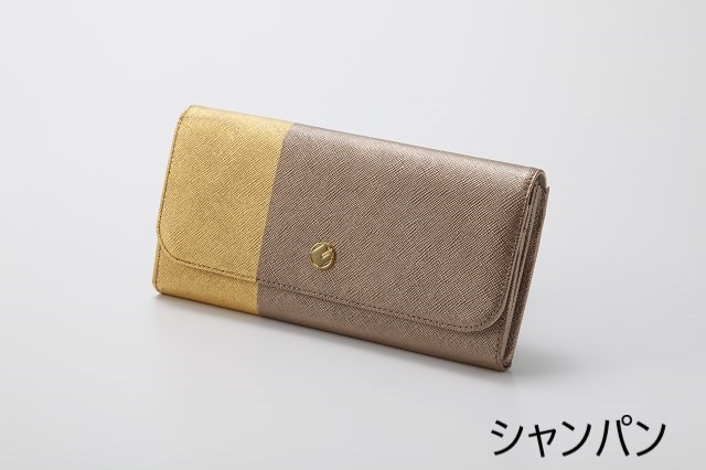 再販スタート！DAYBREAK≪夜明け≫　長財布　シャンパン　～京都の金箔押し仕上げ～
