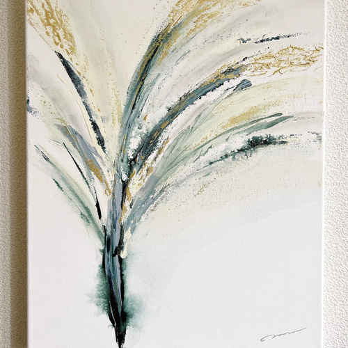 油絵　現代アート　HIKARI    作者　あんどうまさひろ　油彩画 油絵現代アートGreen 作者あんどうまさひろ油彩画