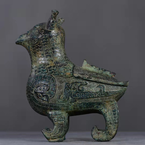 青銅器 青銅製 鳥尊 青銅尊 賞物 置物 希少珍品唐物 4 jd その他 青銅器 青銅製 鳥尊 青銅尊 賞物 置物 希少珍品唐物 4 jd その他