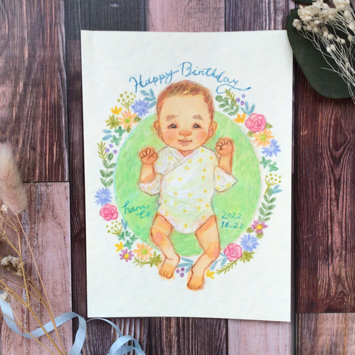 1名さま　2Lサイズ【似顔絵オーダー】ホワイトフレーム　×2 1名さま 2Lサイズ【似顔絵オーダー】ホワイトフレーム ×2 （1名