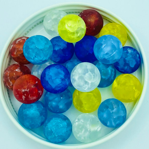 ビー玉専門店雅／当店オリジナルパールシャイン12.5mm玉アソートパック