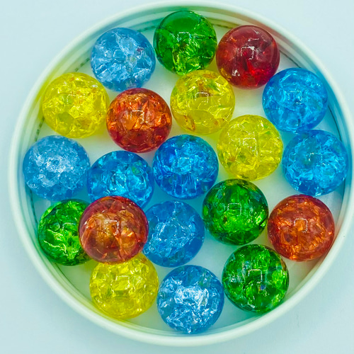 ビー玉専門店雅／当店オリジナルクラッシュビー玉12.5mm玉アソート