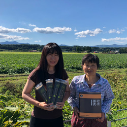 ワカハラ農場でおいしく育ったぼたんそば 2束　4人前　乾麺　田舎蕎麦　太め　ぼたんそば　 6枚目の画像