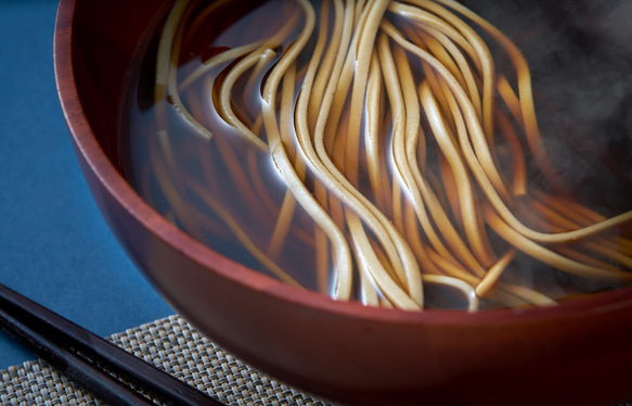 おそばのきもち2束　4人前　乾麺　中細麺　ぼたんそば　自宅用 9枚目の画像